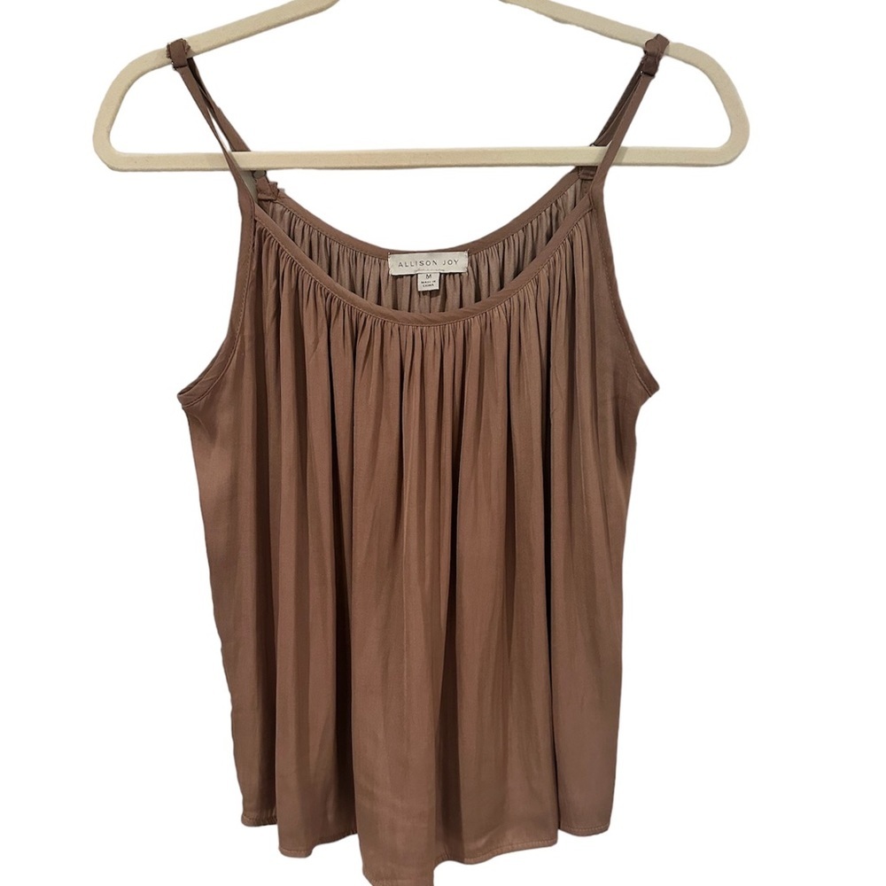 Evereve Allison Joy Brynne pleated cami top size M